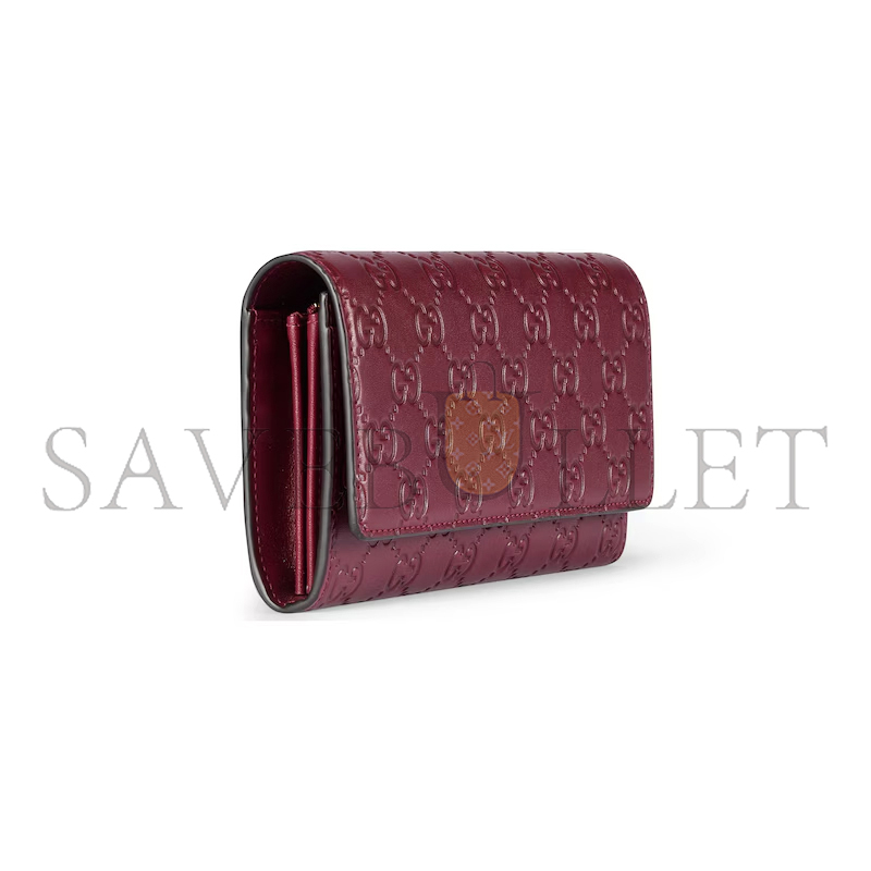 GUCCI GG EMBLEM CONTINENTAL WALLET 847210 (19*10*3.5cm) GUCCI GG EMBLEM CONTINENTAL WALLET 847210 (19*10*3.5cm)
